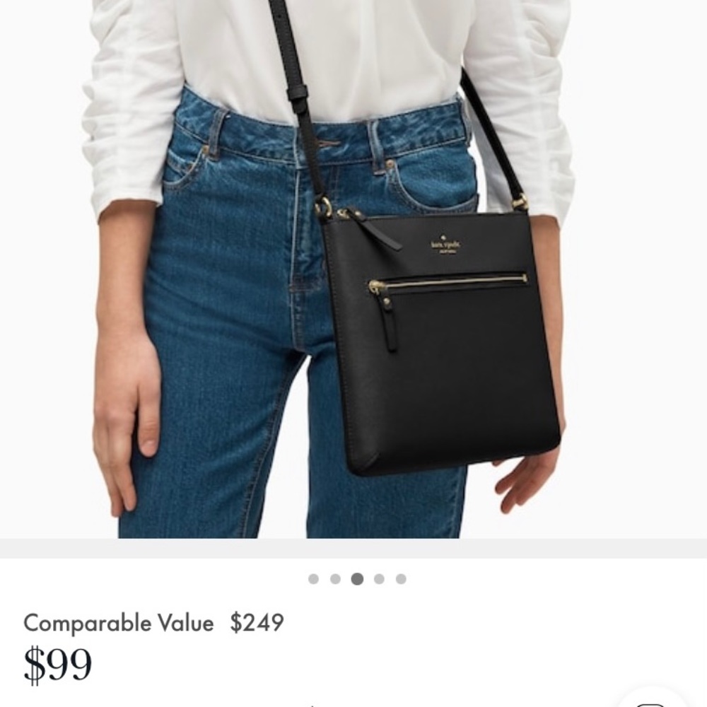 Kate Spade Black Nylon Crossbody Bag